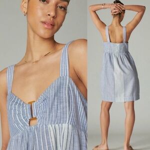 Lucky Brand Women’s Sleeveless Cutout Babydoll Dress